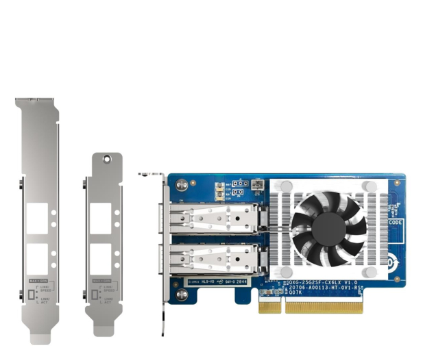 QNAP QXG-25G2SF-CX6 Dual port SFP28 25GB network expand - 1262842 - zdjęcie 5